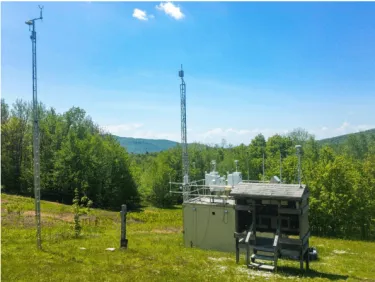 VT DEC Air Quality Monitoring at PMRC