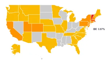 US Map of Career Outcomes (2024)