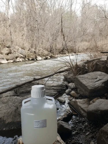 A river being tested