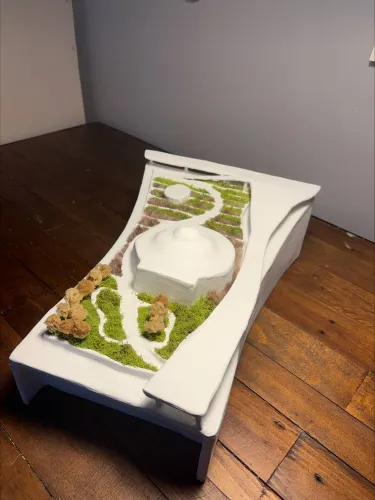 A landscape design model