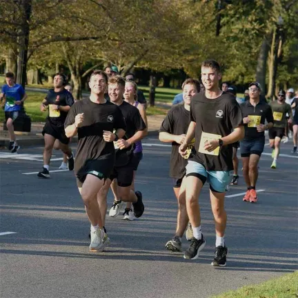 cadets running