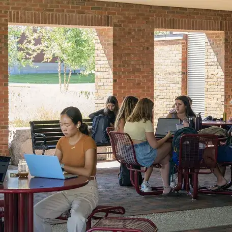 GSB Students Outside Campus