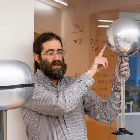 Luke Donforth provides a Physics demonstration