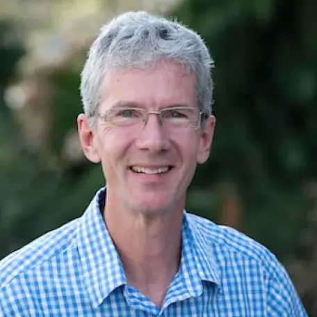 Terry Delaney smiling at the camera