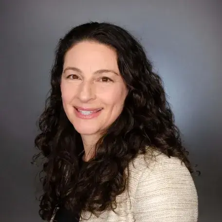 A headshot of Dr. Rachel Garfield.