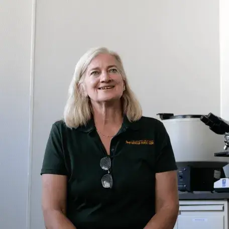 Woman in a science lab