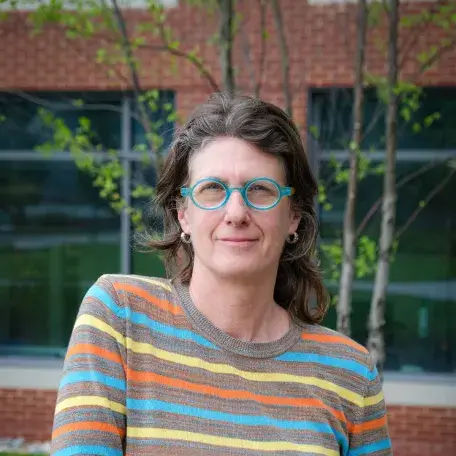 woman smiling