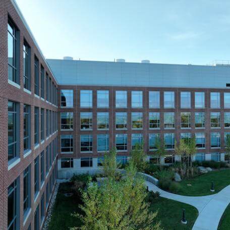 Exterior shot of the Firestone Research Building