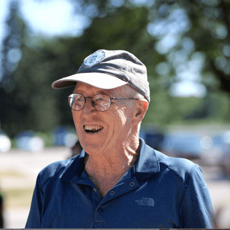 Man laughing
