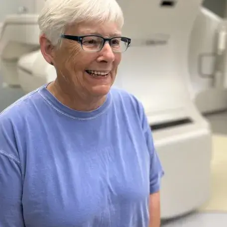 Person in medical setting