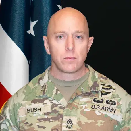 MSG Bryce Bush, 3rd year Cadet Instructor