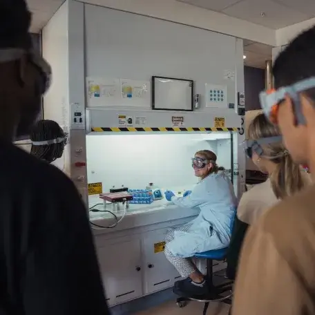 scientists working in a lab