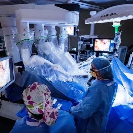 Two Urology PAs conducting an endoscopy