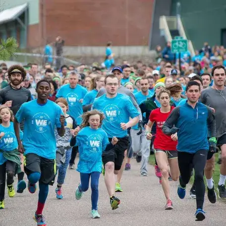 people running in a race