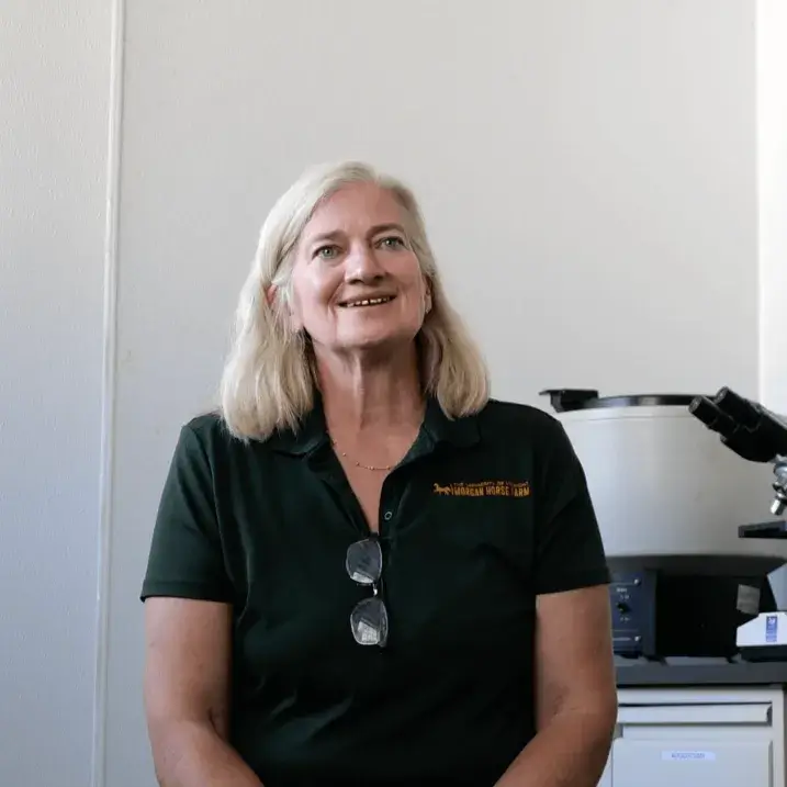 Woman in a science lab