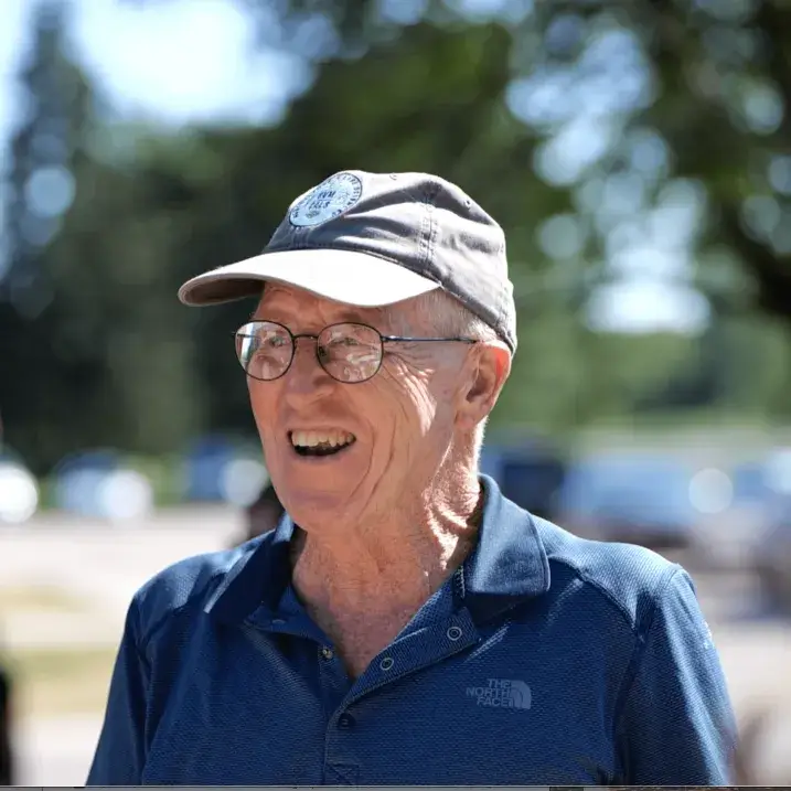 Man laughing
