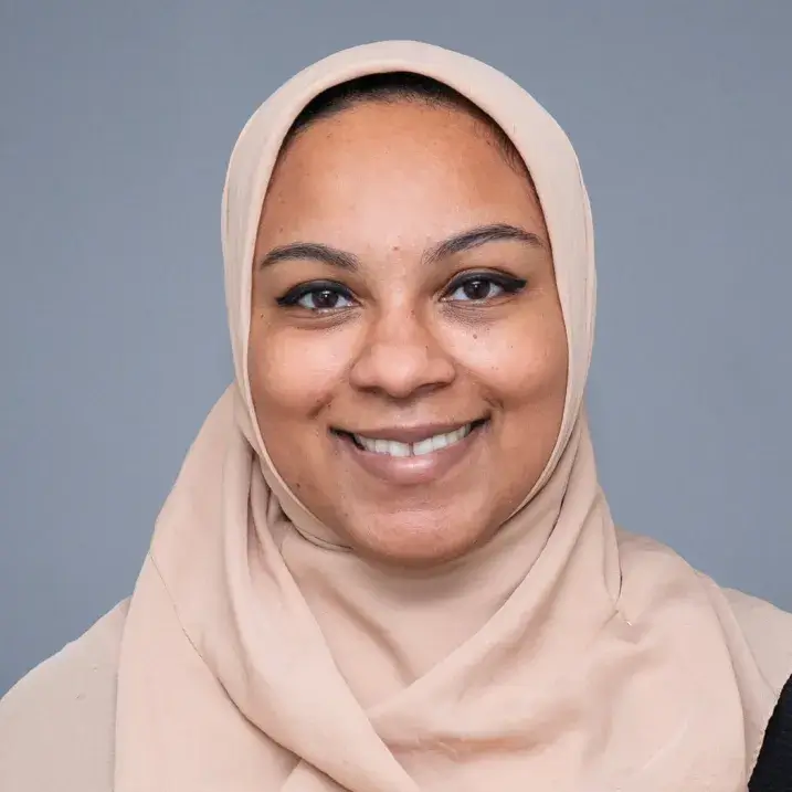 woman smiling