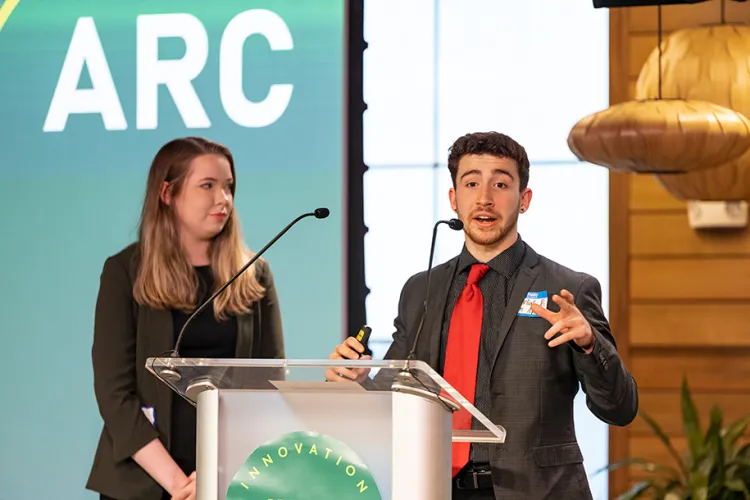 Skylar Bagdon (right)