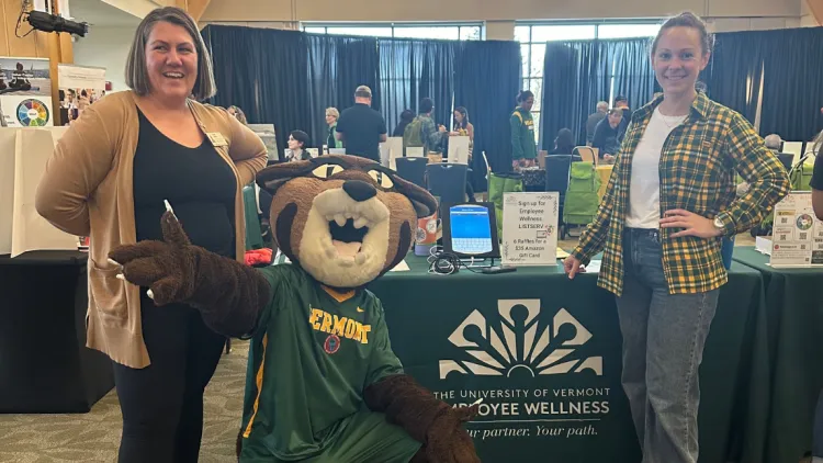 Cara Hancy, Rally Cat, and Genevieve Anthony