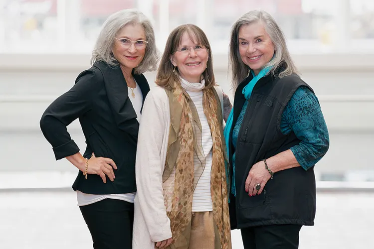 JogBra founders Hinda Miller, Lisa Lindahl and Polly Smith