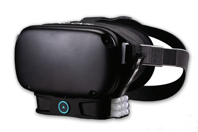 Virtual reality headset and scent chamber from OVR Technology