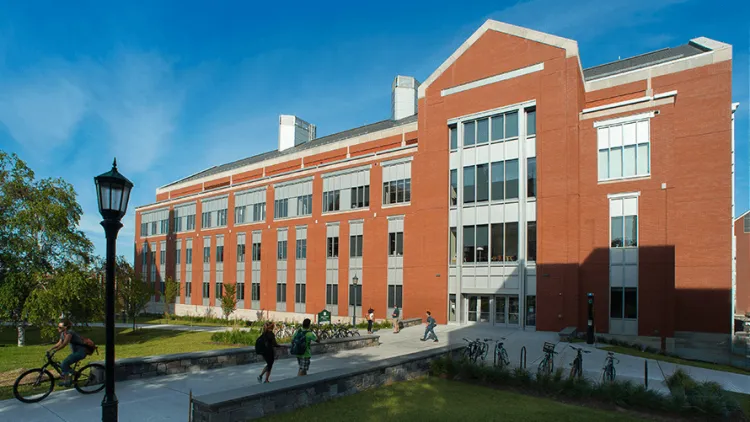 exterior of newly constructed STEM building