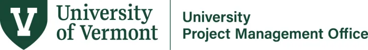 Logo for the University Project Management Office at UVM
