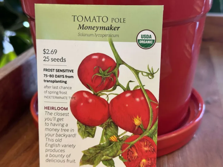 tomato seed packet