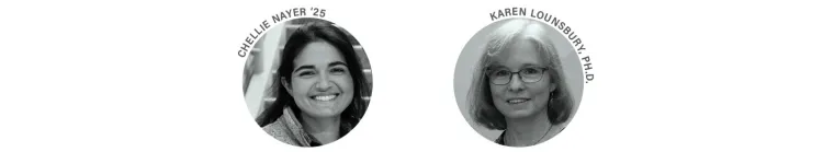 Portraits of two women