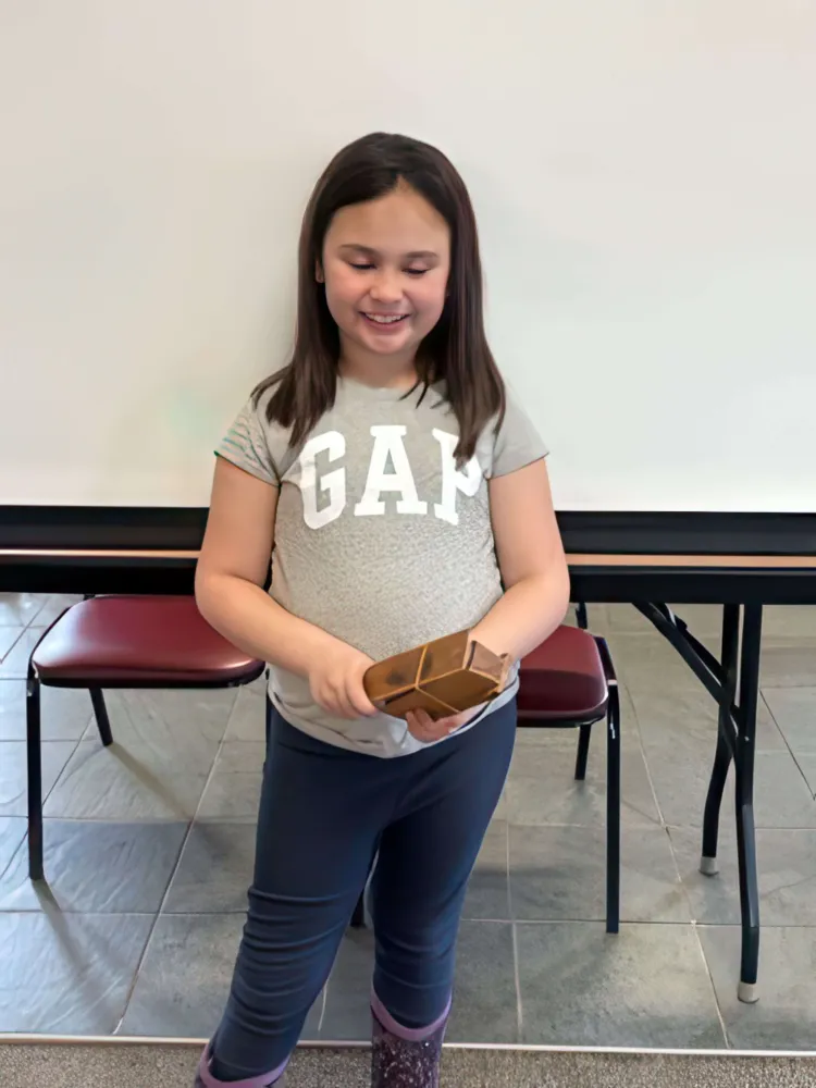 a young turkey-call contestant