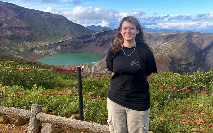 Sarah Phillips in Japan
