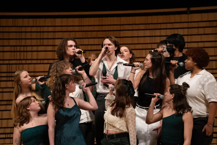 Student A Cappella Group performing