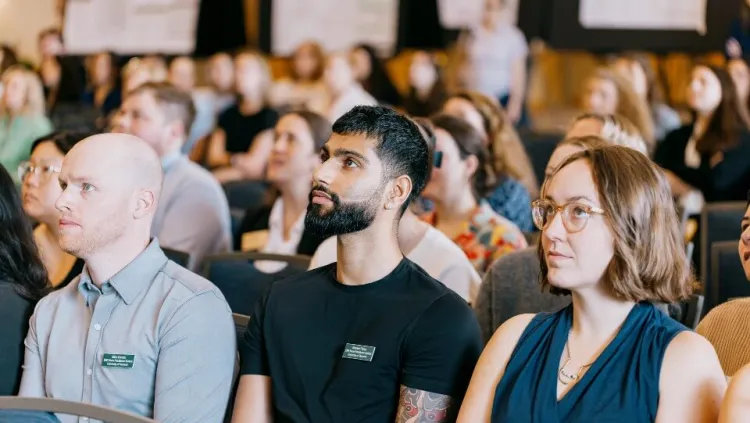 Audience listening to Zeigler Forum keynote
