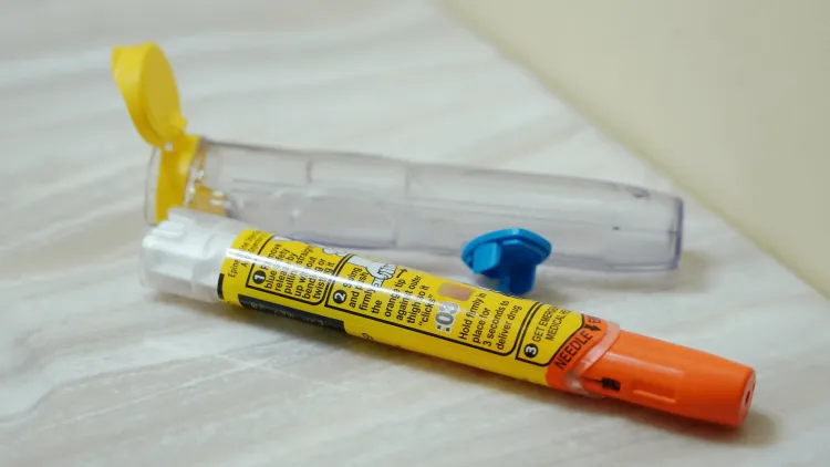 an epinephrine auto-injector 