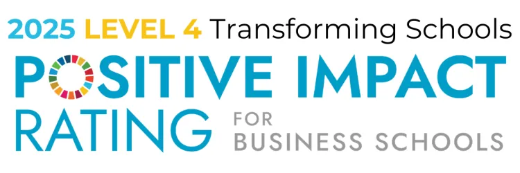 2025 Level 4 Transforming School Positive Impact Ranking for Business Schools