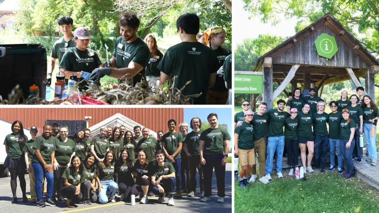 Three student community service groups 