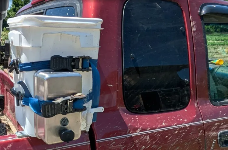 harvest truck handwash