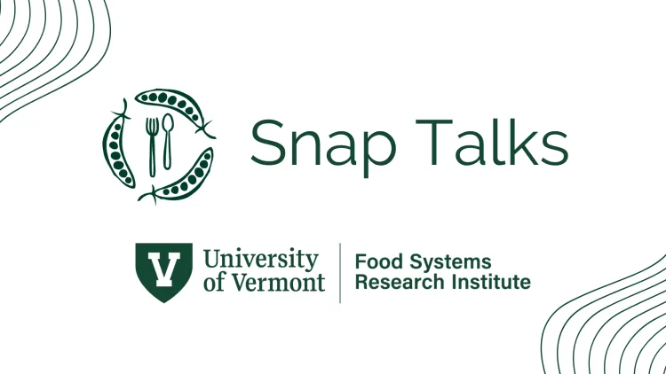 Snap Talks logo with snap peas around a spoon and fork