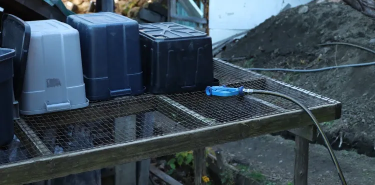 spray table