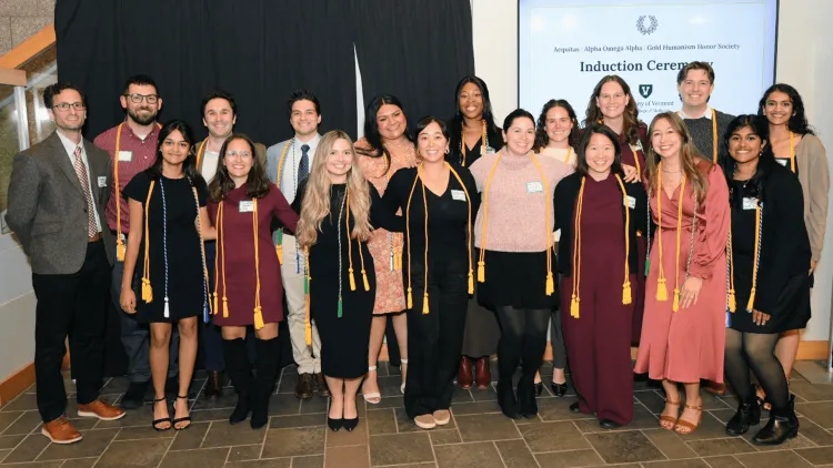 a group of people at an awards ceremony