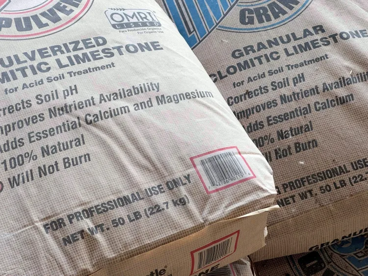 bags of lime