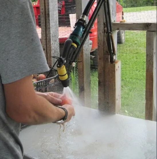 lamp arm sprayer