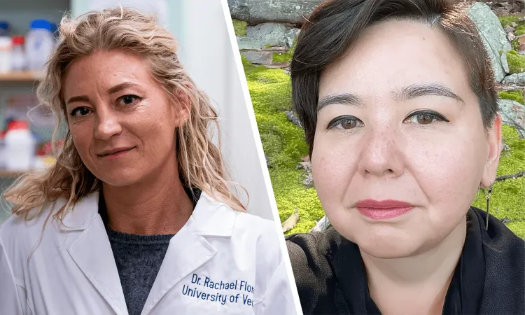 Dr Rachael Floreani and doctoral student Alexis Yamashita