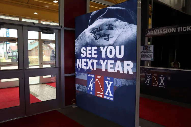 Sign at the American Dairy Xpo