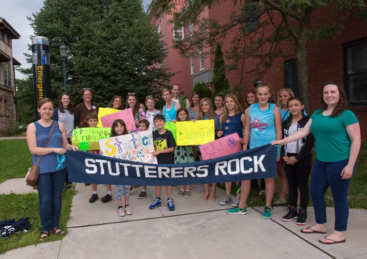 folks convene for a stuttering conference