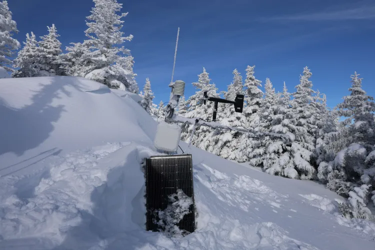 solar panel on summit