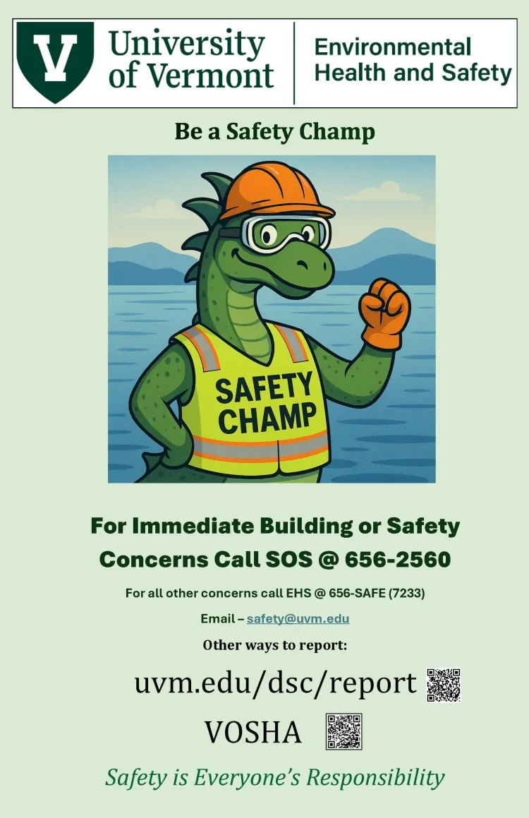 Safety Champ Poster