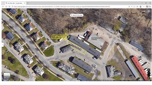 location of UVM surplus property store 