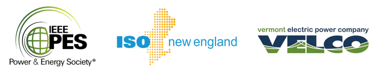 IEEE, ISO New England, and VELCO logos