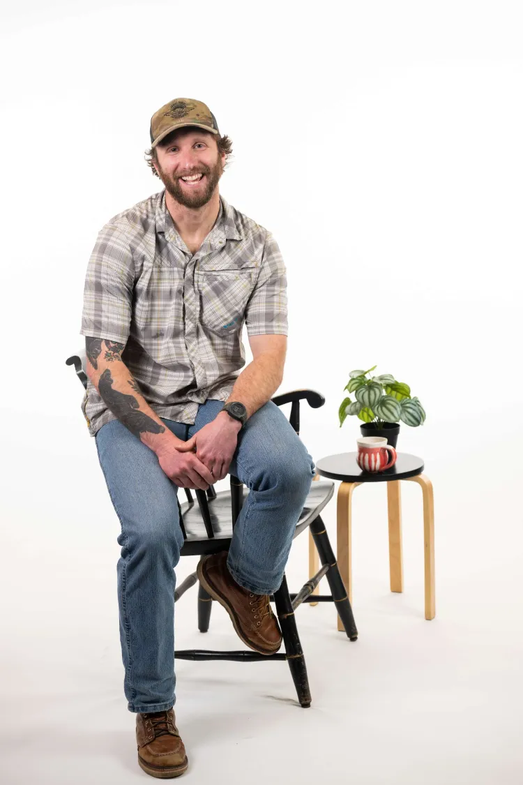 man sitting in chair